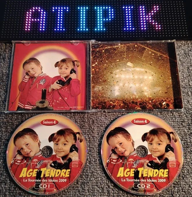 🎤 CD: Age Tendre - La Tournée des Idoles (Vol. 4, 2009) - Grab this vintage gem! – photo 4